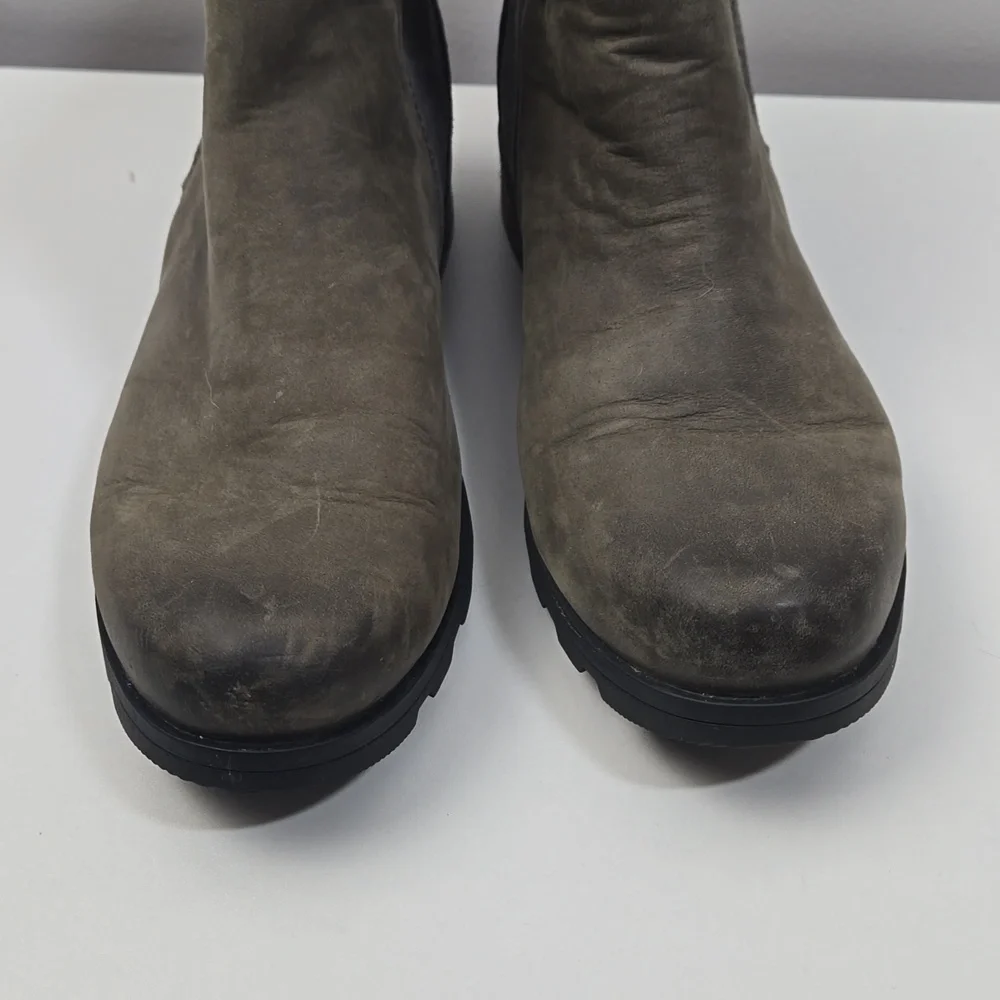 Sorel Emelie Zip Bootsie Waterproof Gray Boots
